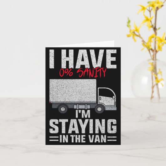 Funny I'm Staying In Tha Van Phasmophobia Man Wome Karte (Gelbe Blume)