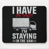 Funny I'm Staying In Tha Van Phasmophobia Man Wome Mousepad (Vorne)