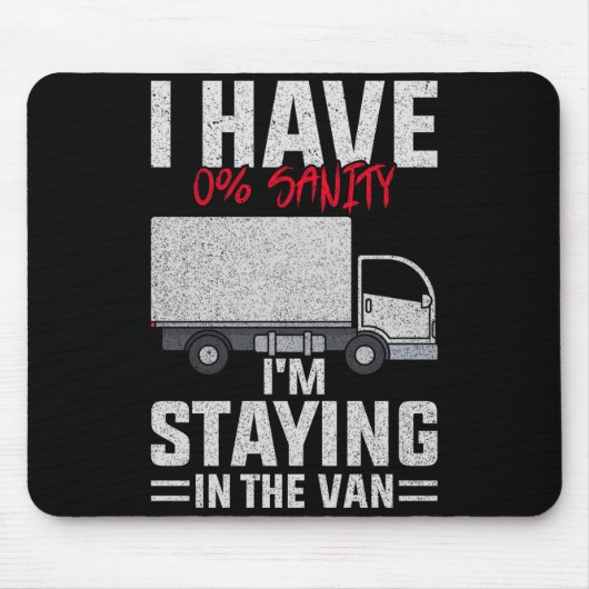 Funny I'm Staying In Tha Van Phasmophobia Man Wome Mousepad (Vorne)