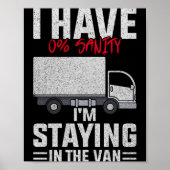 Funny I'm Staying In Tha Van Phasmophobia Man Wome Poster (Vorne)