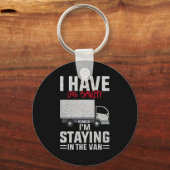 Funny I'm Staying In Tha Van Phasmophobia Man Wome Schlüsselanhänger (Vorderseite)