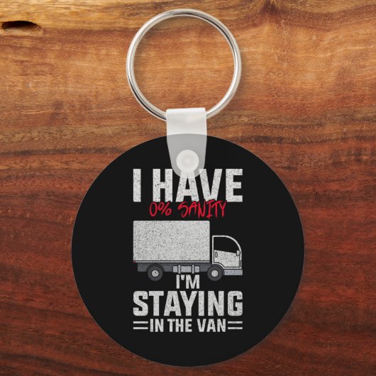 Funny I'm Staying In Tha Van Phasmophobia Man Wome Schlüsselanhänger (Vorderseite)