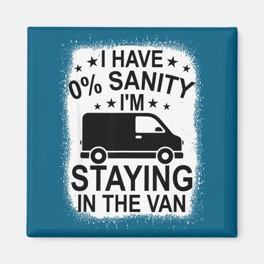 Funny I'm Staying In Tha Van Phasmophobia Women Ma Magnet (Vorne)