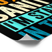 Funny I'm Staying In Tha Van Phasmophobia Women Ma Poster (Ecke)