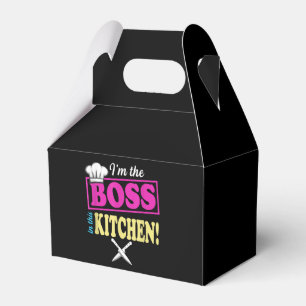 Funny im the Boss in dieser Küche T - Shirt Kochen Geschenkschachtel
