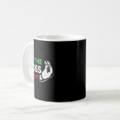 Funny I'm The Boss Italian Nonna Nonno Cache Humor Kaffeetasse (Vorderseite Links)