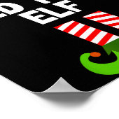 Funny I'm The Med Tech Elf Christmas Xmas Medical Poster (Ecke)