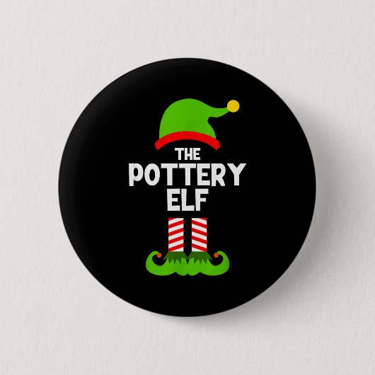 Funny I'm The Ttery Elf Christmas Xmas Button (Vorderseite)