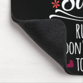 Funny I'm The Youngest Sister Rules Don't Apply To Mousepad (Ecke)