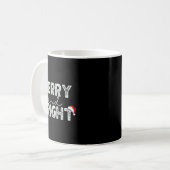 Funny I'm Trying To Feel Merry And Bright Couples Kaffeetasse (Vorderseite Links)