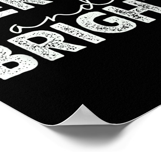 Funny I'm Trying To Feel Merry And Bright Couples Poster (Ecke)