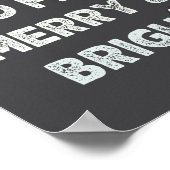 Funny I'm Trying To Feel Merry And Bright Matching Poster (Ecke)