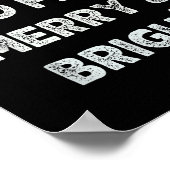 Funny I'm Trying To Feel Merry And Bright Matching Poster (Ecke)