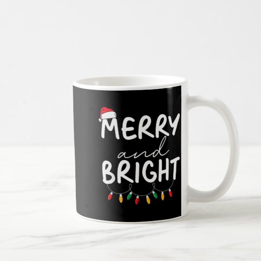 Funny I'm Trying To Feel Merry Xmas Bright Matchin Kaffeetasse (Rechts)