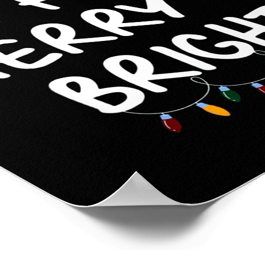 Funny I'm Trying To Feel Merry Xmas Bright Matchin Poster (Ecke)