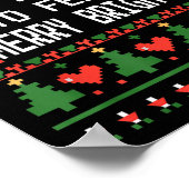 Funny I'm Trying To Feel Merry Xmas Bright Matchin Poster (Ecke)