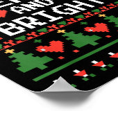 Funny I'm Trying To Feel Merry Xmas Bright Matchin Poster (Ecke)