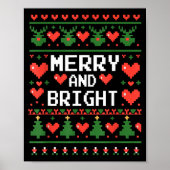 Funny I'm Trying To Feel Merry Xmas Bright Matchin Poster (Vorne)