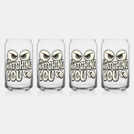 Funny "I'M WATCHING YOU" Retro Eyes Coffee Mug - O Dosenglas