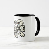 Funny "I'M WATCHING YOU" Retro Eyes Coffee Mug - O Tasse (VorderseiteRechts)
