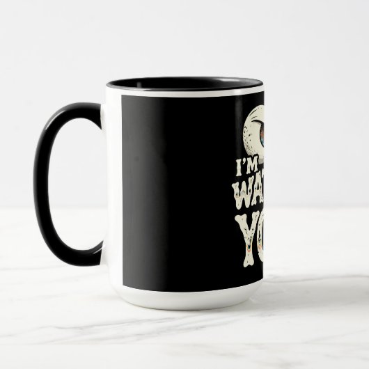 Funny "I'M WATCHING YOU" Retro Eyes Coffee Mug - O Tasse (Links)