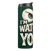 Funny "I'M WATCHING YOU" Retro Eyes Coffee Mug - O Thermosbecher (Nach links gedreht)