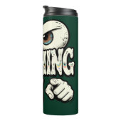 Funny "I'M WATCHING YOU" Retro Eyes Coffee Mug - O Thermosbecher (Nach rechts gedreht)