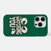 Funny "I'M WATCHING YOU" Retro Eyes Phone Case - D iPhone Hülle (Rückseite (Horizontal))