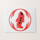 Funny Image inmitten eines lustigen Designs Puzzle (Horizontal)
