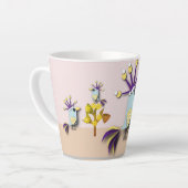 Funny Imaginary Bird Milchtasse (Linke Ecke)
