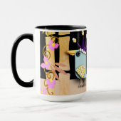 Funny Imagination Birds Tasse (Links)