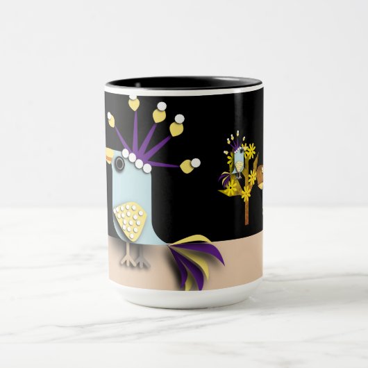 Funny Imagination Birds Tasse (Zentrum)