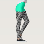 Funny Imitats Black Lace Fishnet Leggings Imitate (Rechts)