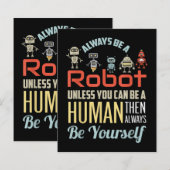 Funny immer ein Roboter sein, wenn Sie nicht ein M (Vorne/Hinten)