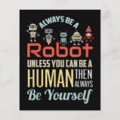 Funny immer ein Roboter sein, wenn Sie nicht ein M (Rückseite)