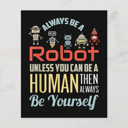 Funny immer ein Roboter sein, wenn Sie nicht ein M (Vorderseite)