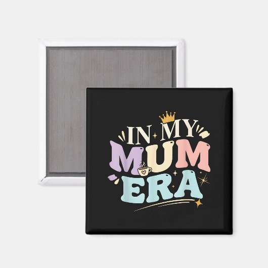 Funny In My Blue Mum Era Cool Mom Mother's Day Magnet (Vorderseite/Rückseite)