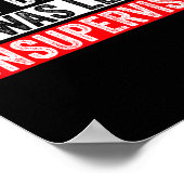 Funny In My Defense I Was Left Unsupervised Sarcas Poster (Ecke)