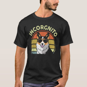 Funny Incognito Tricolor Corgi Men Lover Gif T-Shirt