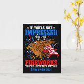 Funny Independence Day Feuerwerk Karte (Gelbe Blume)
