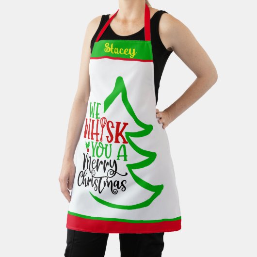 Funny Individuelle Name Anpassbare Weihnachtszeit Schürze (InSitu)