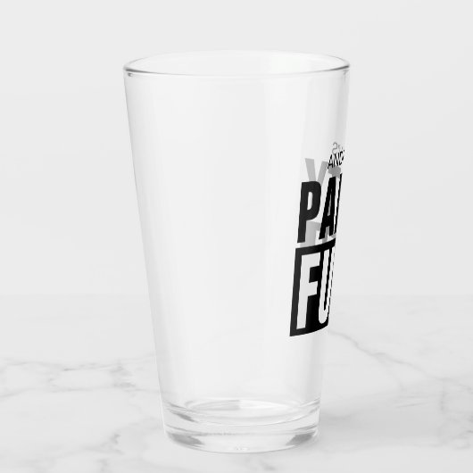 Funny individuelle Name Biergläsergeschenk für Par Glas (Rechts)