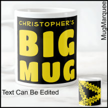 Funny Individuelle Name Big Tasse Kaution Tape 002