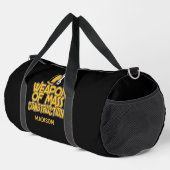 Funny individuelle Name Construction Worker Duffle Bag (Rechte Ecke)