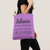 Funny Individuelle Name Einkaufstaschen Tasche (Von Nahem)