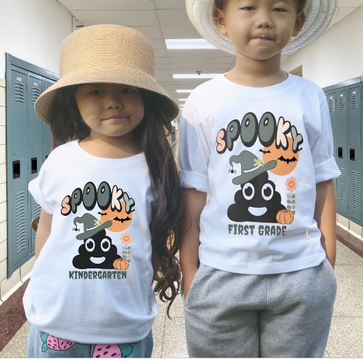 Funny Individuelle Name Grade Year Retro Wavy Spoo T-Shirt