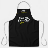 Funny Individuelle Name Ich bin fast ein Koch Pers Schürze (Vorderseite)