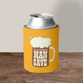 Funny Individuelle Name Man Cave Beer Dosenkühler