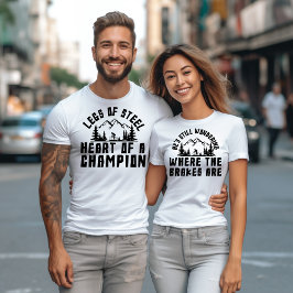 Funny Individuelle Name Matching Cycling Couples' T-Shirt