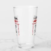 Funny individuelle Name Pint Glas (Links)